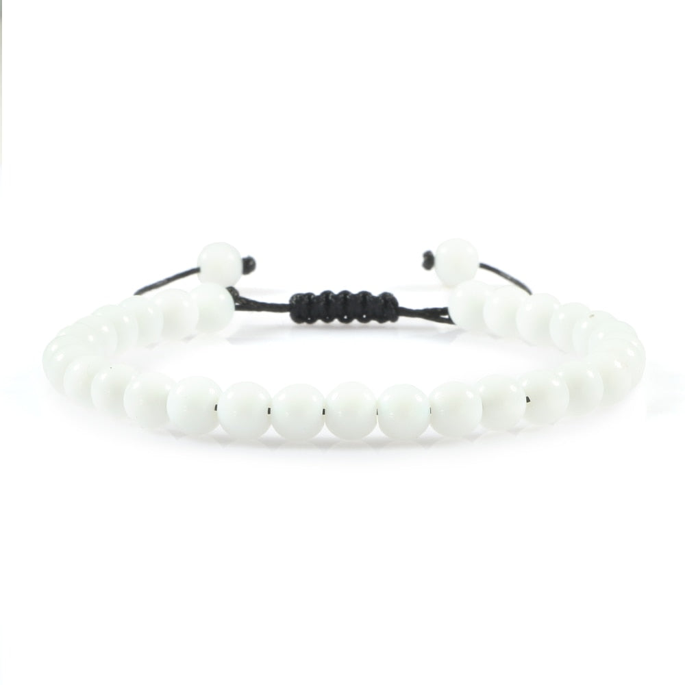 Handmade Natural Stone Beaded Bracelet - Top Boho