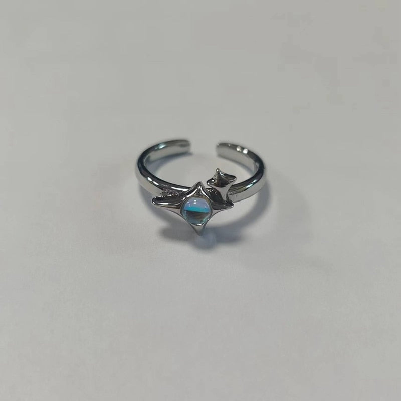 Opal Irregular Natural Stone Ring