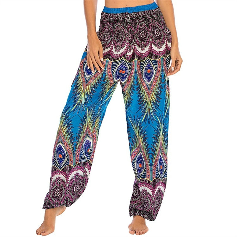 Boho Printed Harem Pants - Top Boho