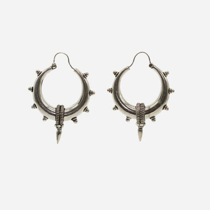Antique Silver Gypsy Earrings