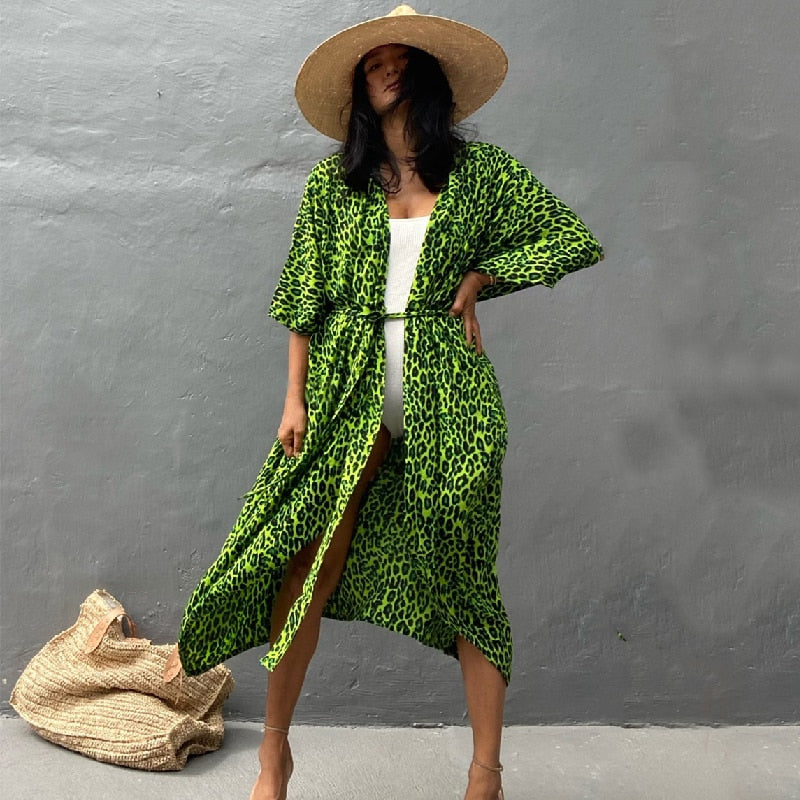 Embroidery Kaftan Boho Beach Tunic - Top Boho