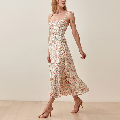 Elegant Floral Boho Maxi Dress - Top Boho