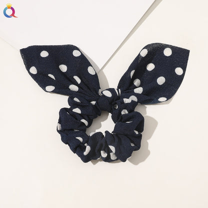Boho Floral Bowknot Hair Ties