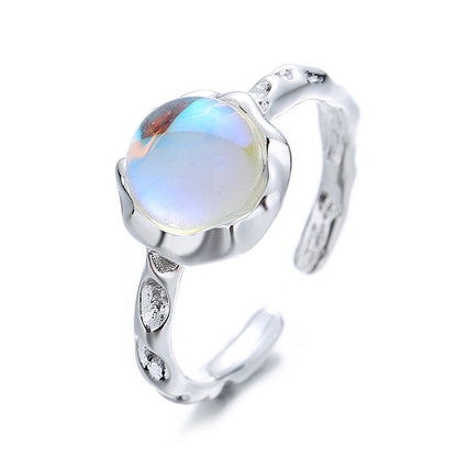 Opal Irregular Natural Stone Ring