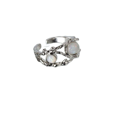 Opal Irregular Natural Stone Ring