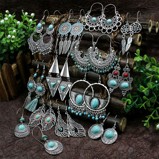 Boho Vintage Drop Earrings - Top Boho