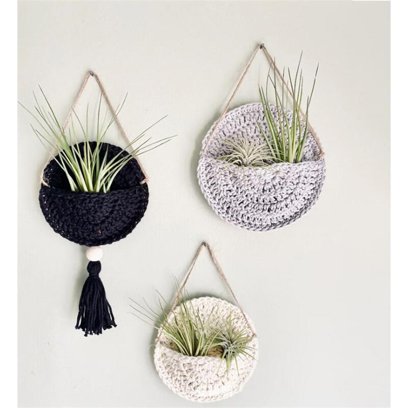 Boho Wall Macrame Planter - Top Boho