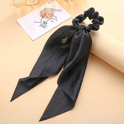 Boho Chic Ribbon Hair Scrunchies