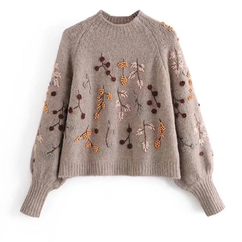 Boho Vintage Chic Knitted Sweater - Top Boho
