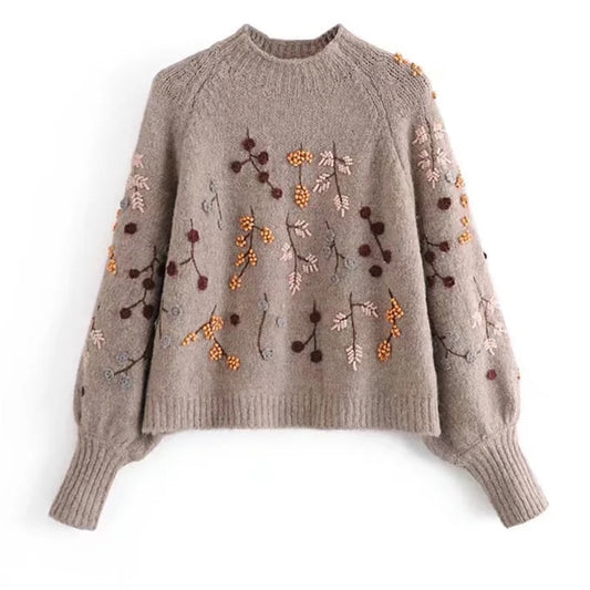 Boho Vintage Chic Knitted Sweater - Top Boho