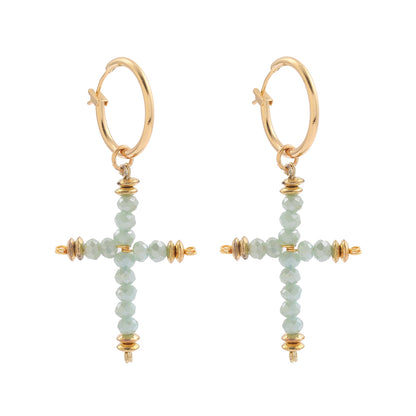 Boho Handmade Natural Stone Charm Earrings
