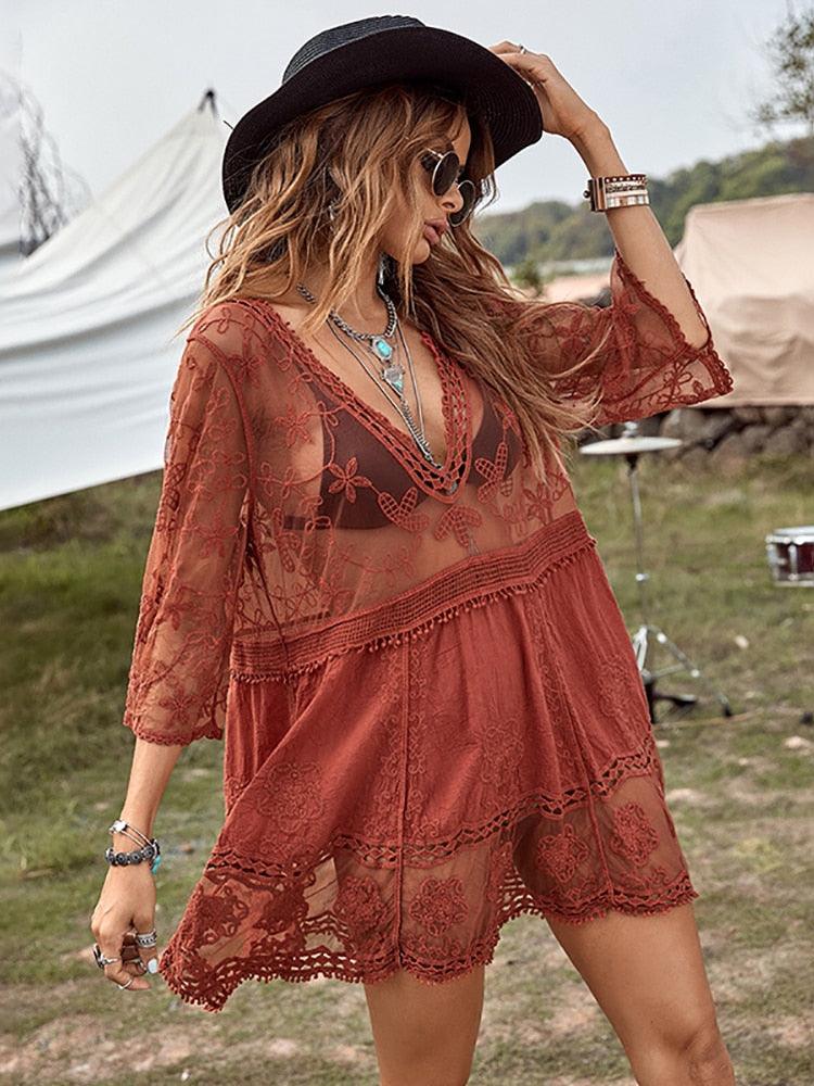 Boho Chic Lace Dress