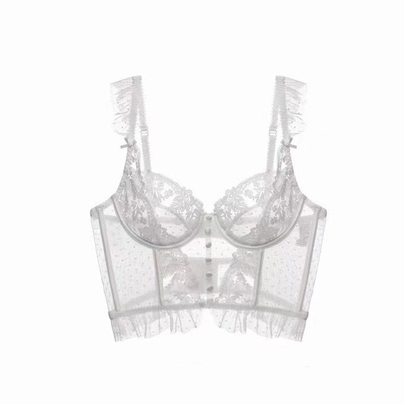 Push-Up Lace Bustier & Panty - Top Boho