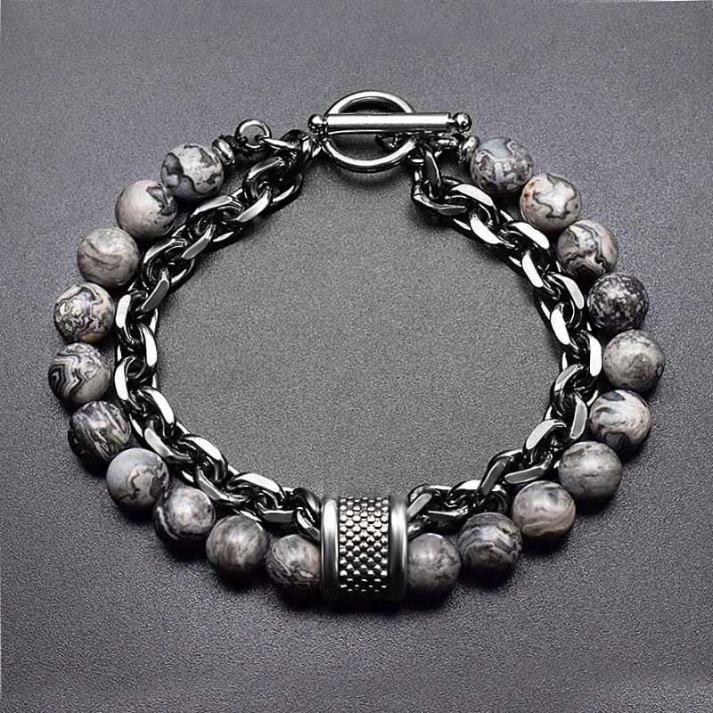 Tiger Eye Stone Beaded Bracelet - Top Boho