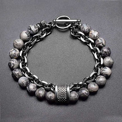 Tiger Eye Stone Beaded Bracelet - Top Boho