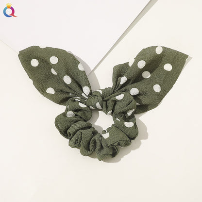 Boho Floral Bowknot Hair Ties