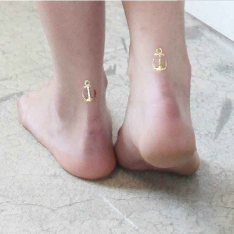 Metallic Body Art Tattoo Sticker - Top Boho