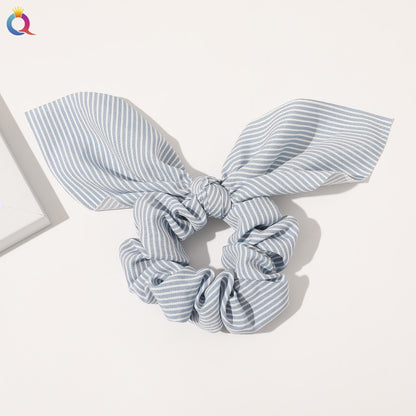 Boho Floral Bowknot Hair Ties