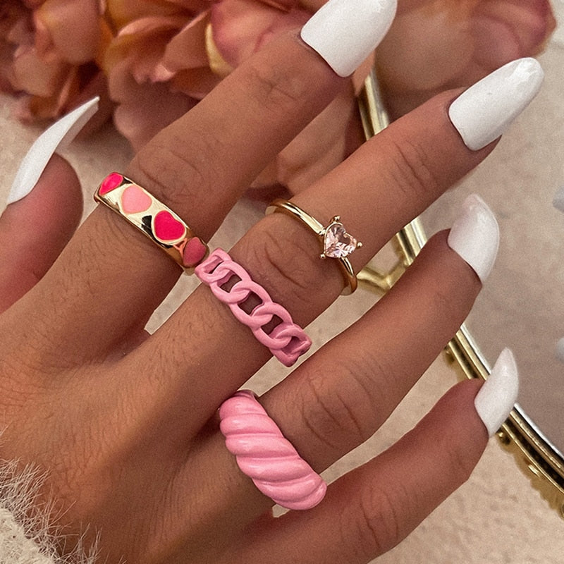 Femme Boho Matching Ring Set