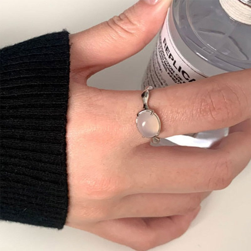 Opal Irregular Natural Stone Ring