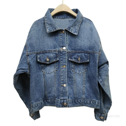 Boho Denim Floral Jacket