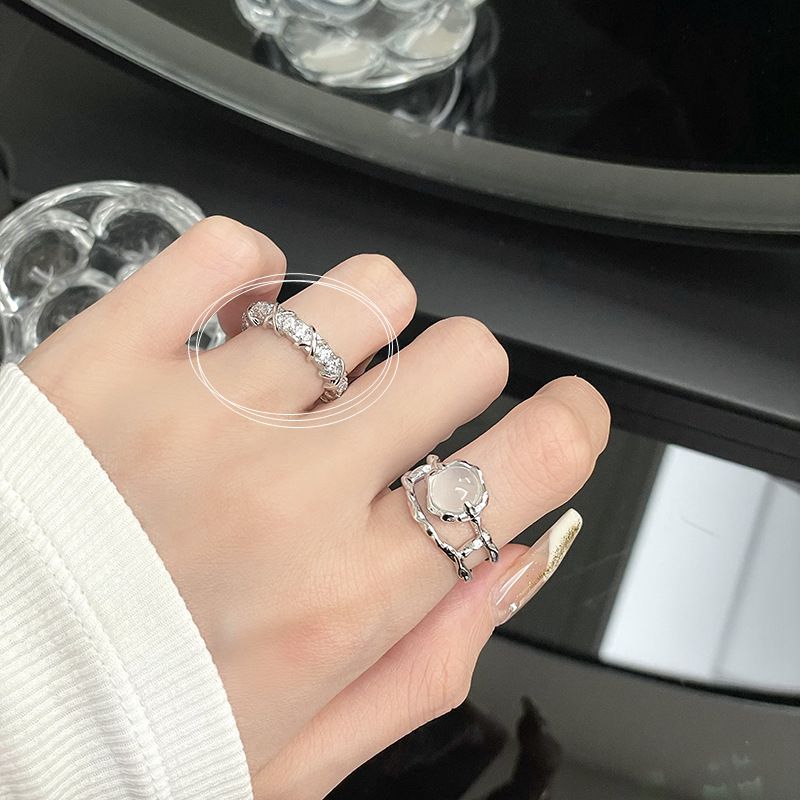 Opal Irregular Natural Stone Ring