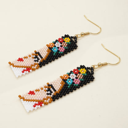 Bohemian Rice Bead Earrings - Frida - Top Boho