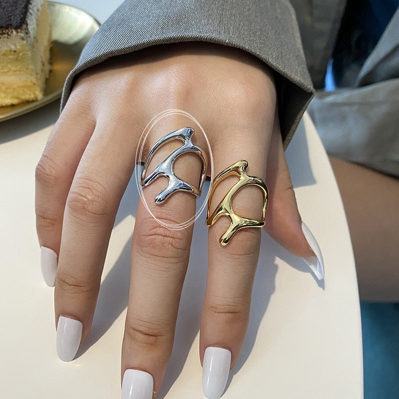 Opal Irregular Natural Stone Ring