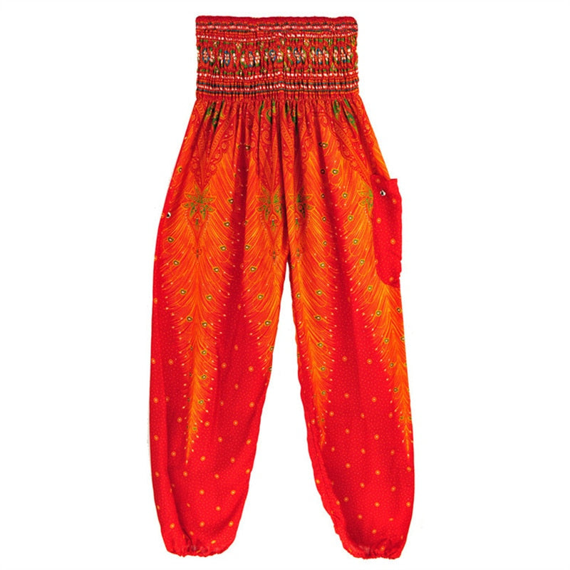 Boho Printed Harem Pants - Top Boho