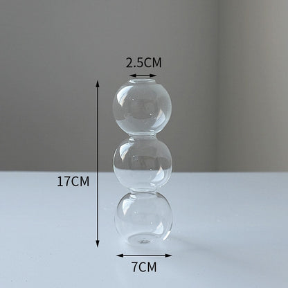 Transparent Glass Vases - Top Boho