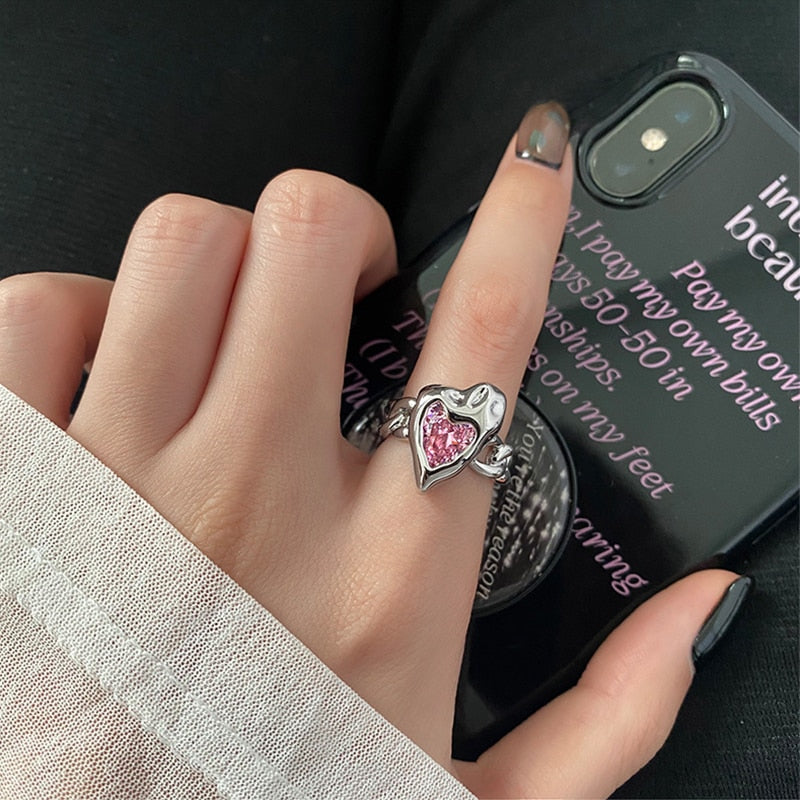 Opal Irregular Natural Stone Ring