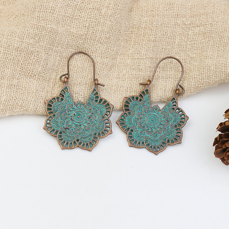 Vintage Boho Drop Earrings