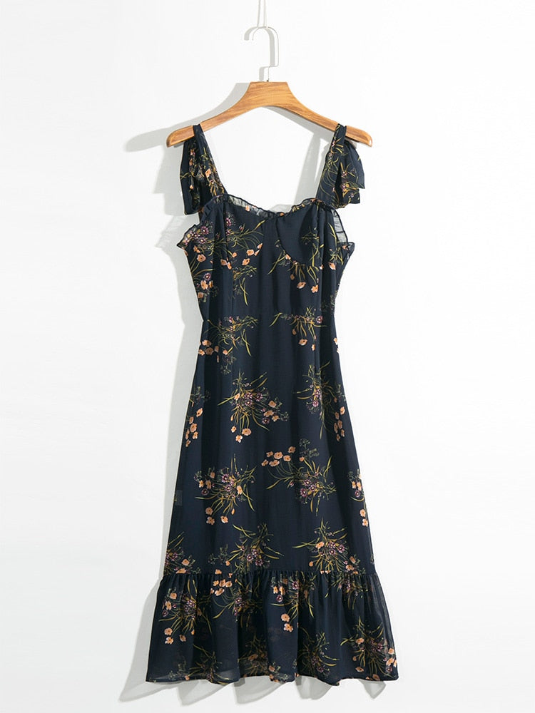 Elegant Floral Boho Maxi Dress - Top Boho