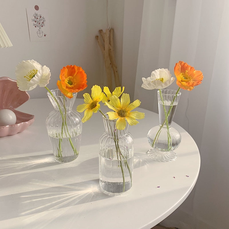 Transparent Glass Vases - Top Boho