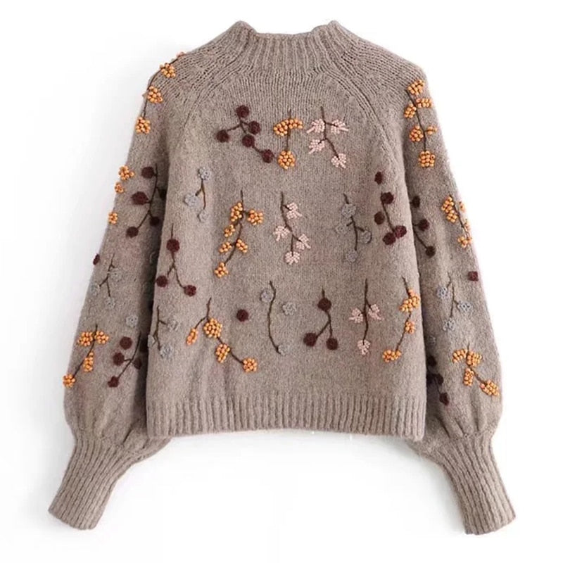 Boho Vintage Chic Knitted Sweater - Top Boho
