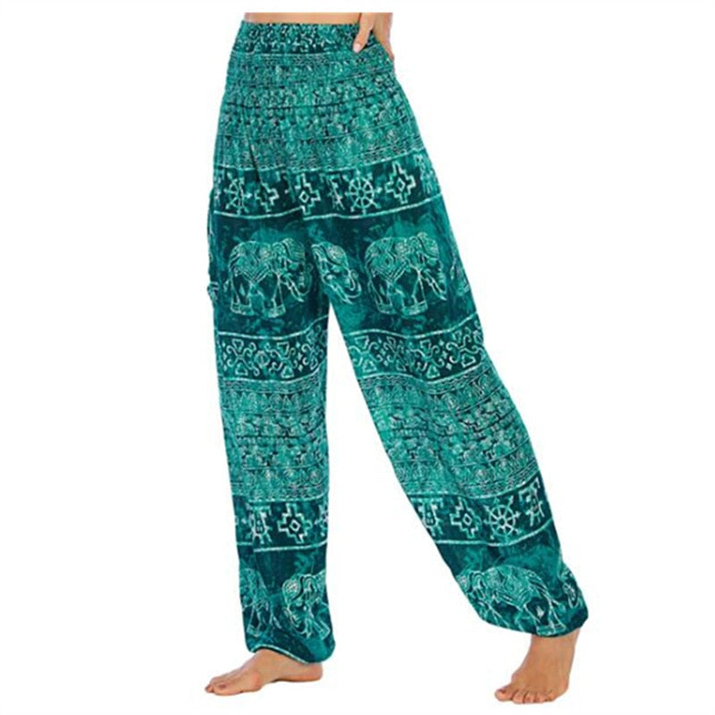 Boho Printed Harem Pants - Top Boho