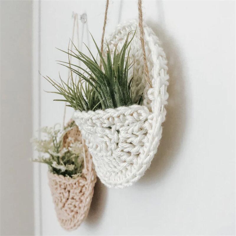 Boho Wall Macrame Planter - Top Boho