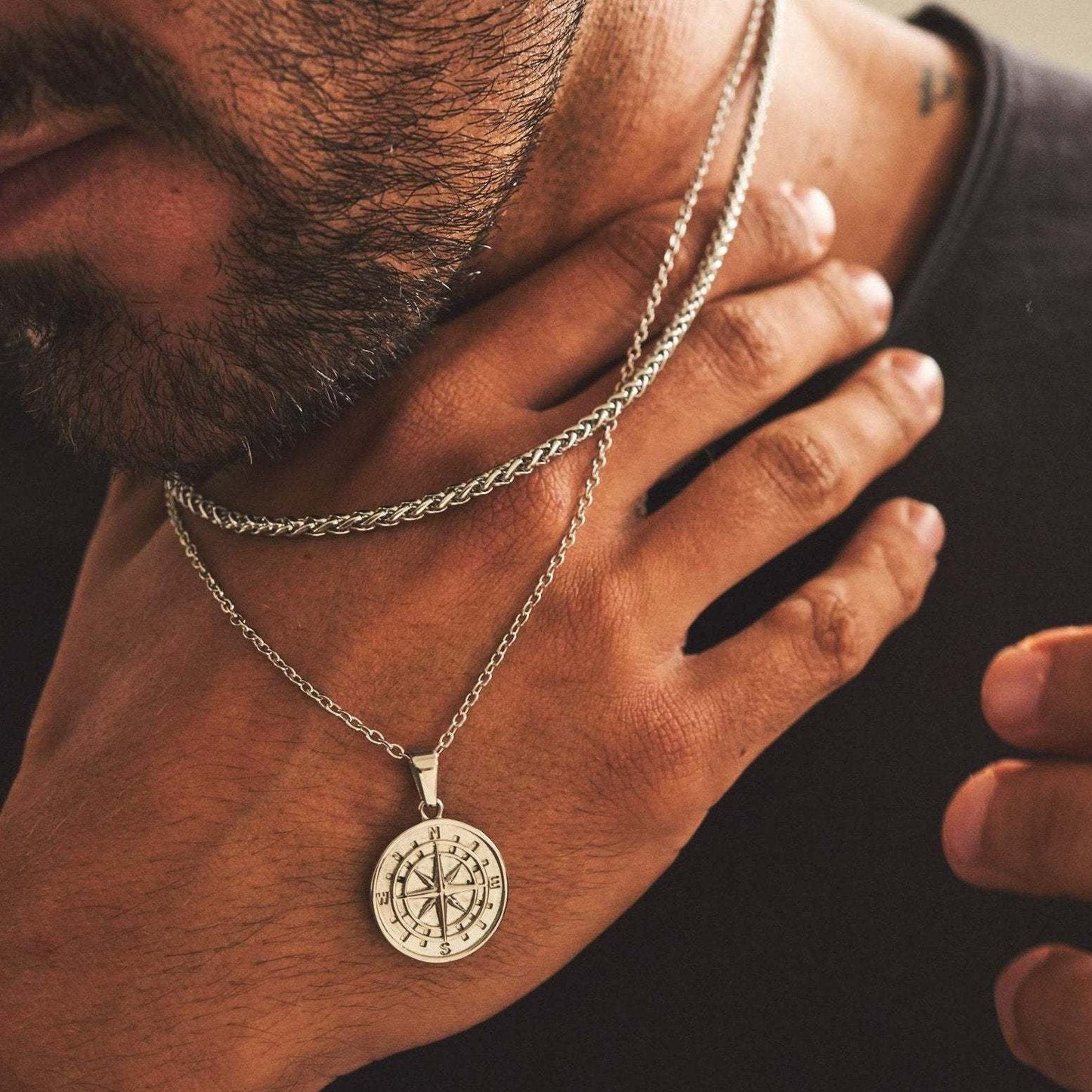 Boho Compass Pendant Necklace - Top Boho