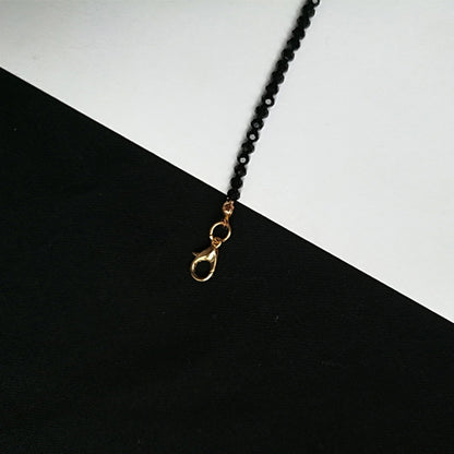 Boho Chic Black Bead Necklace - Top Boho