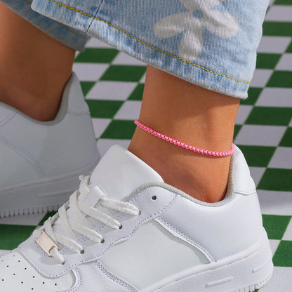 Colorful Iron Chain Anklet - Top Boho