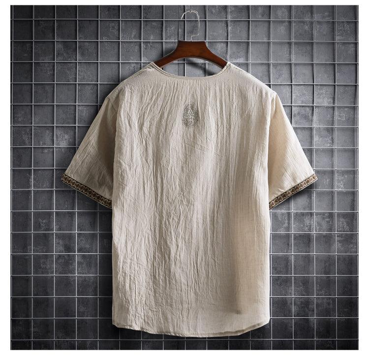 Boho Loose Short Sleeve Shirt - Top Boho
